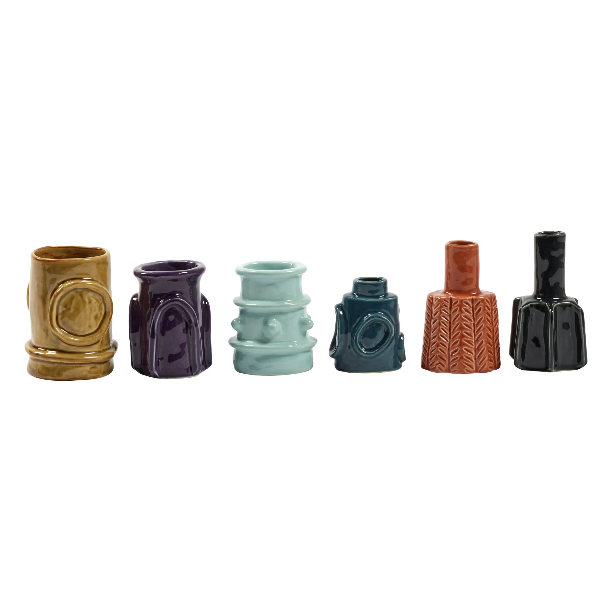 Molly vase, 6 pcs, mix